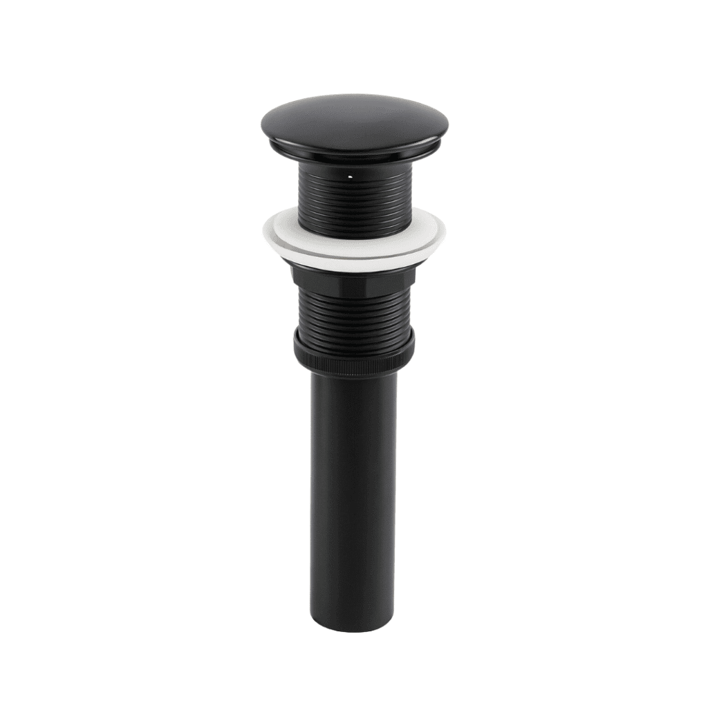 Desagüe Push Negro Mate para Lavamanos | Estilo Moderno y Elegante