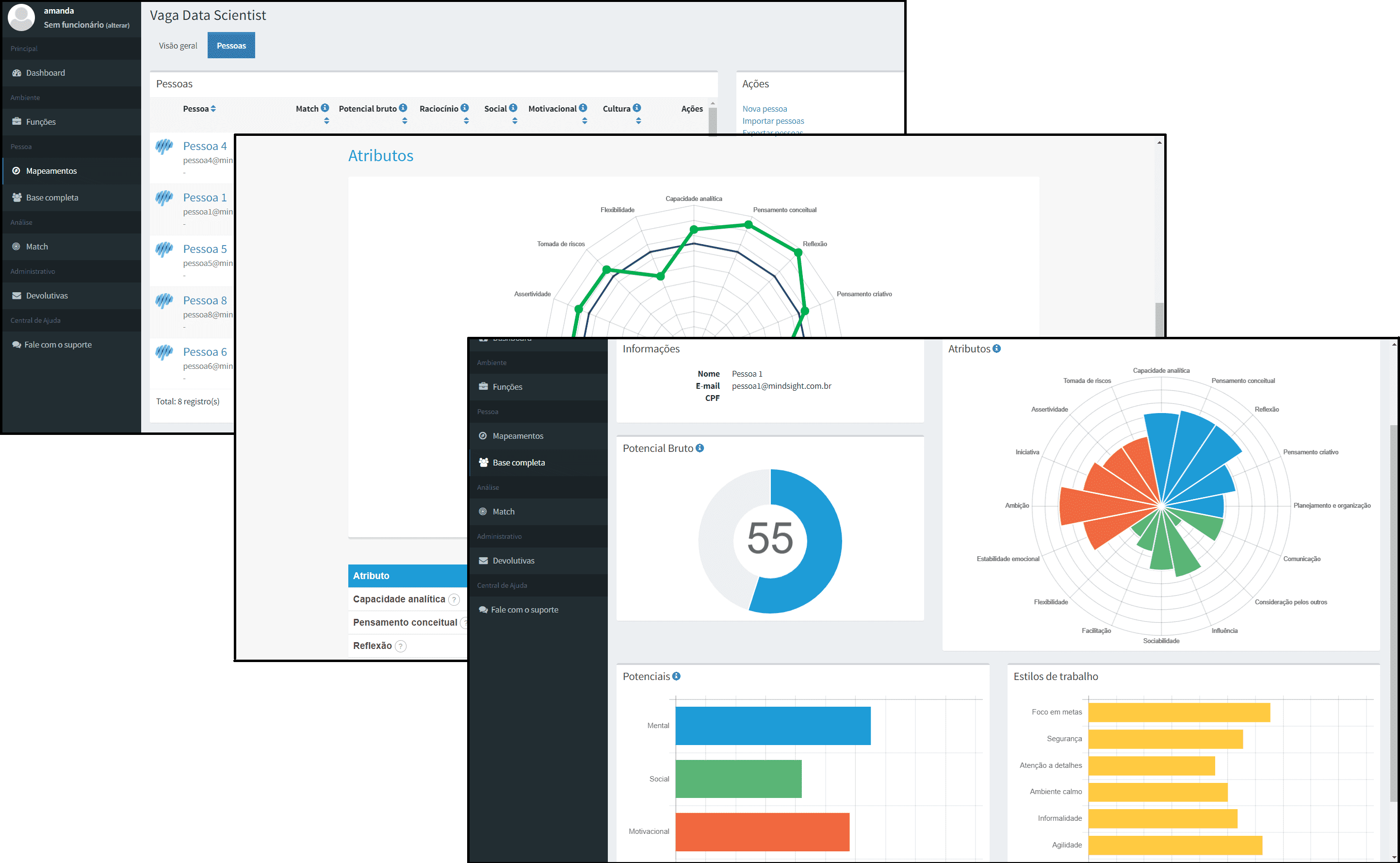 Mindmatch é a melhor bateria de testes de recrutamento e seleção