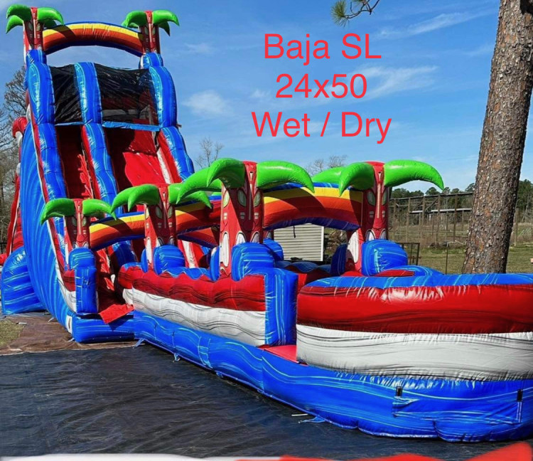 Water Slides Wet and Dry