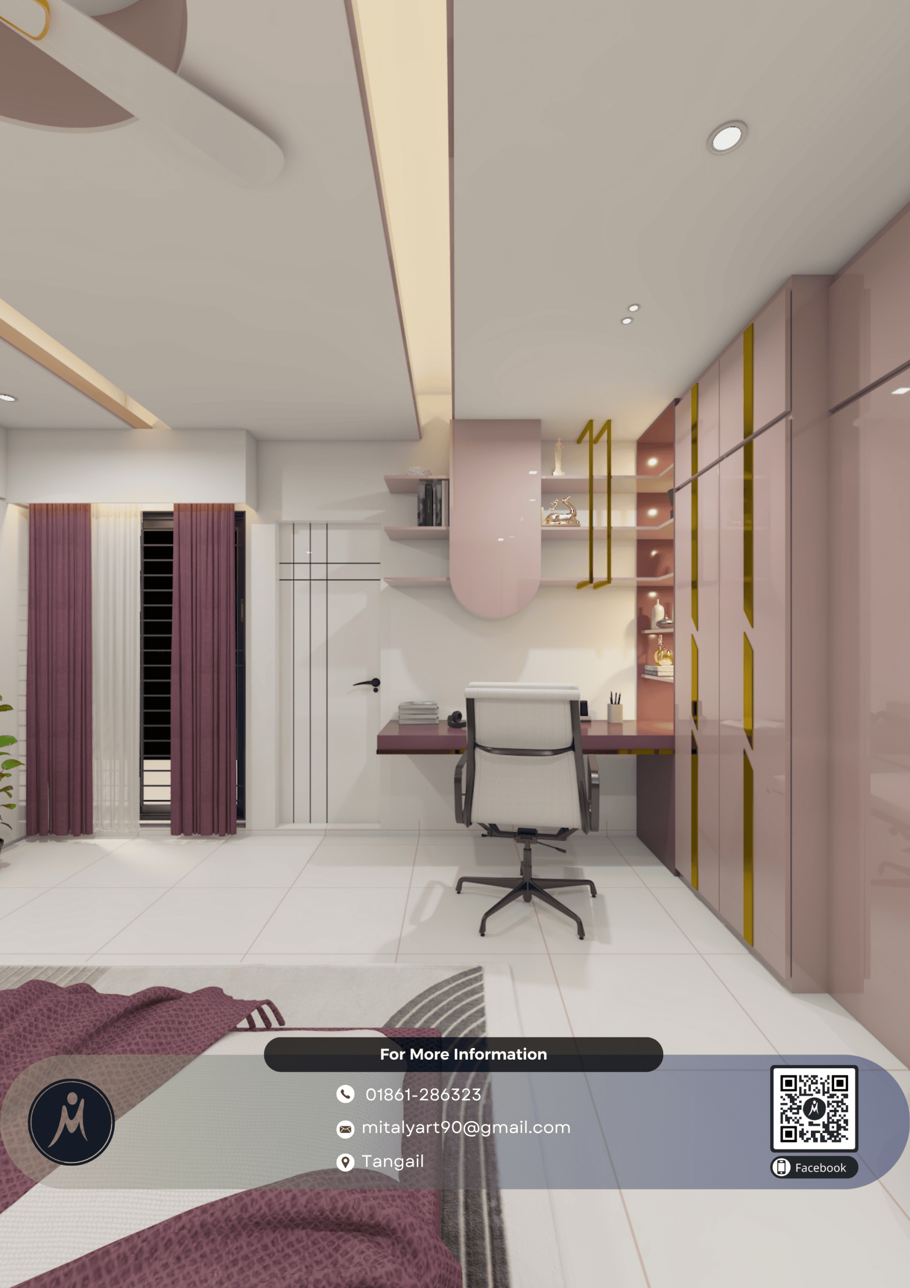 Brown and White Minimalist Interior Design Flyer (47)