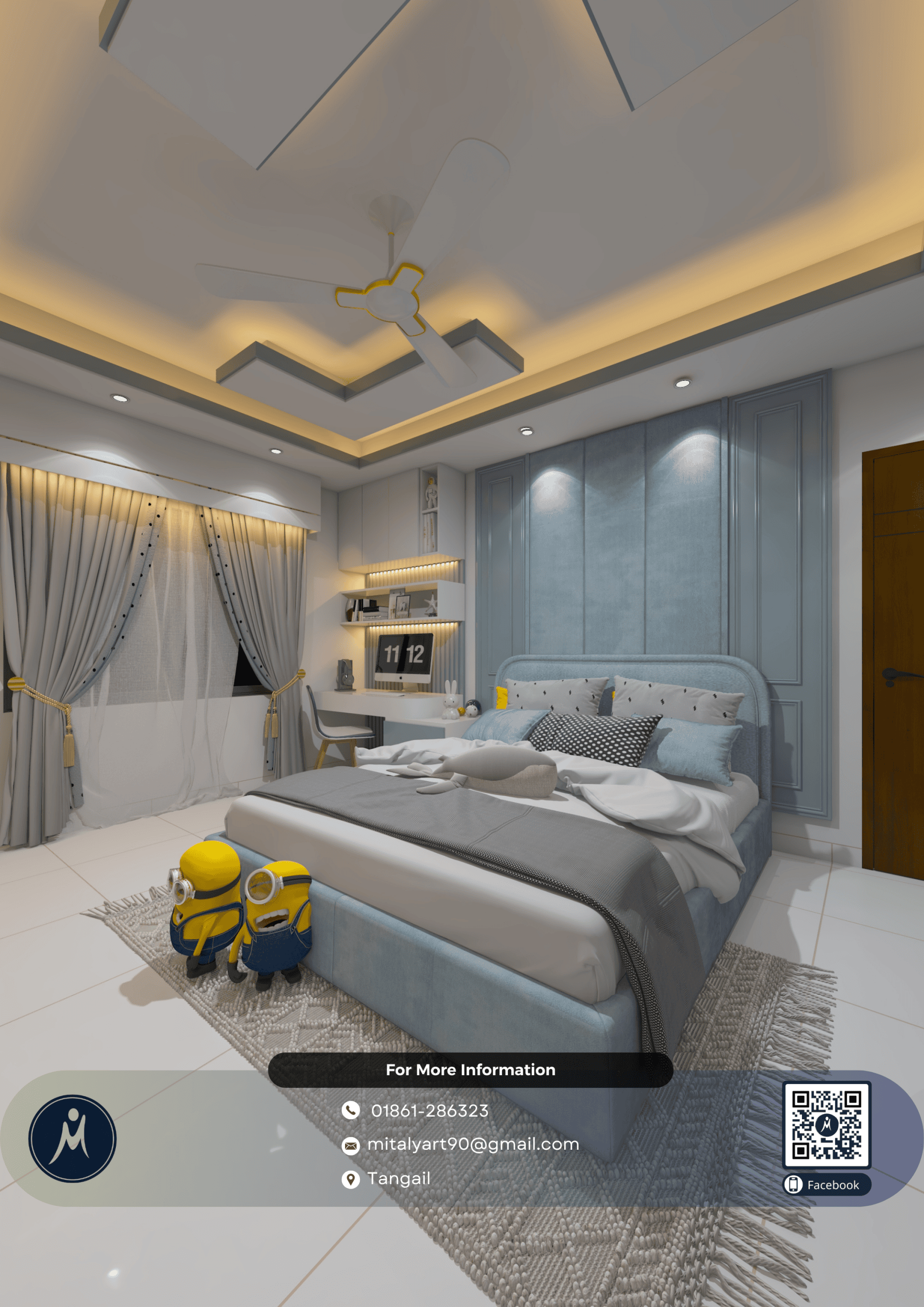 Brown and White Minimalist Interior Design Flyer (51)