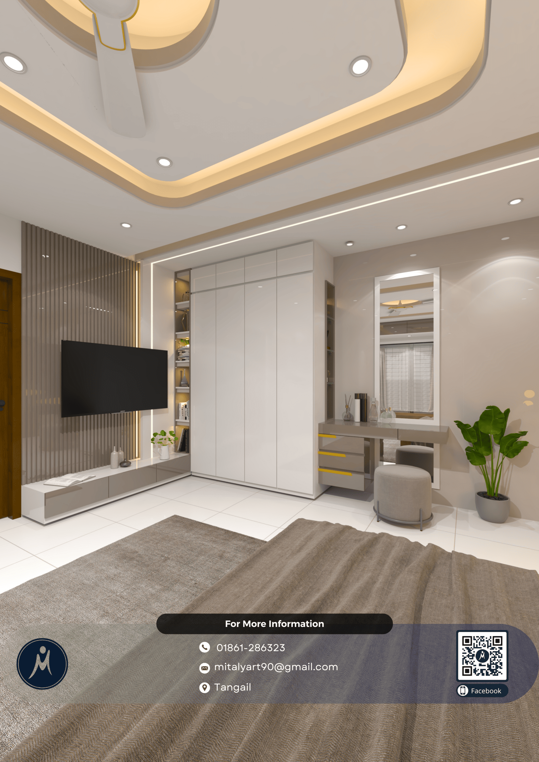 Brown and White Minimalist Interior Design Flyer (62)