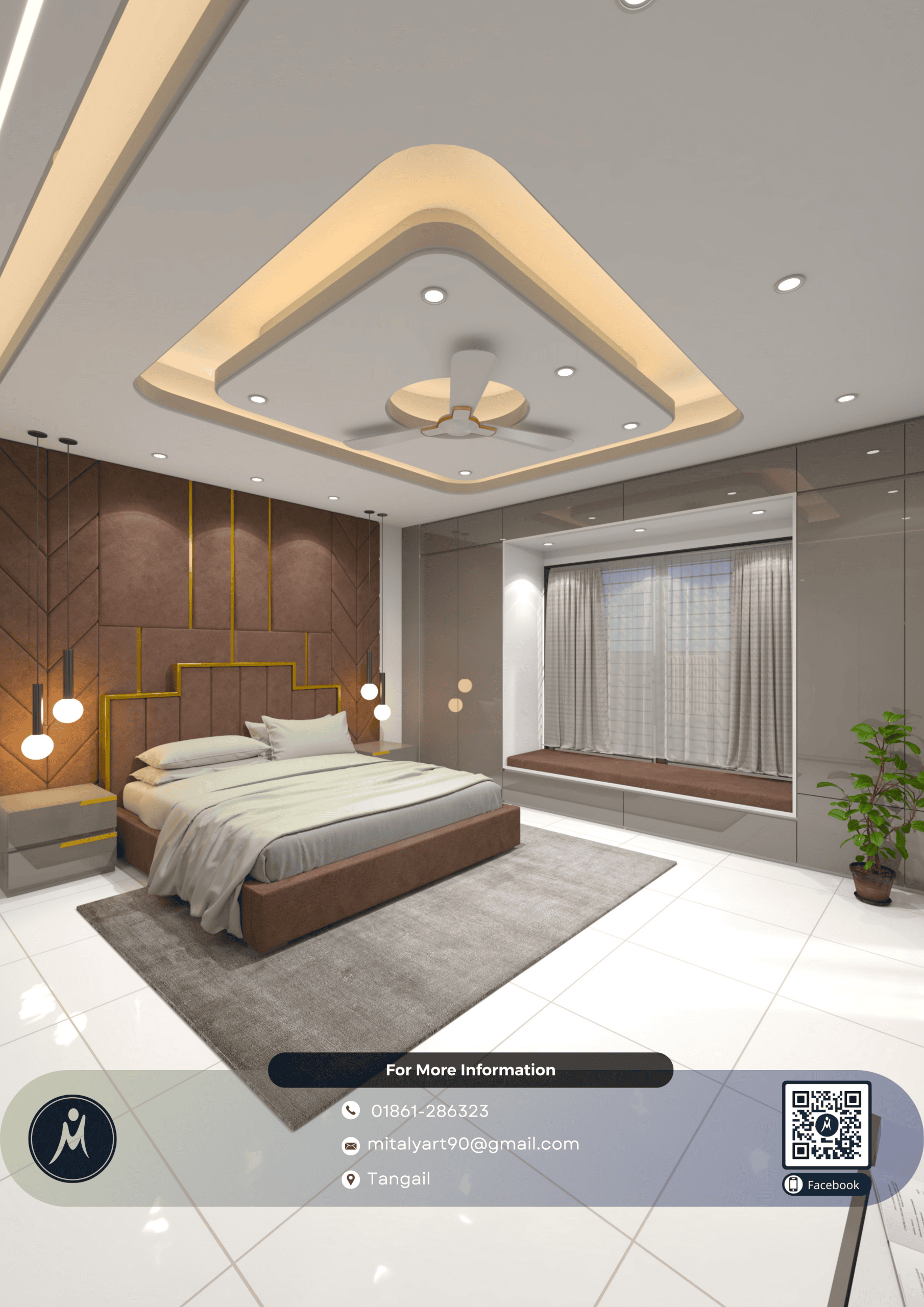 Brown and White Minimalist Interior Design Flyer (63)