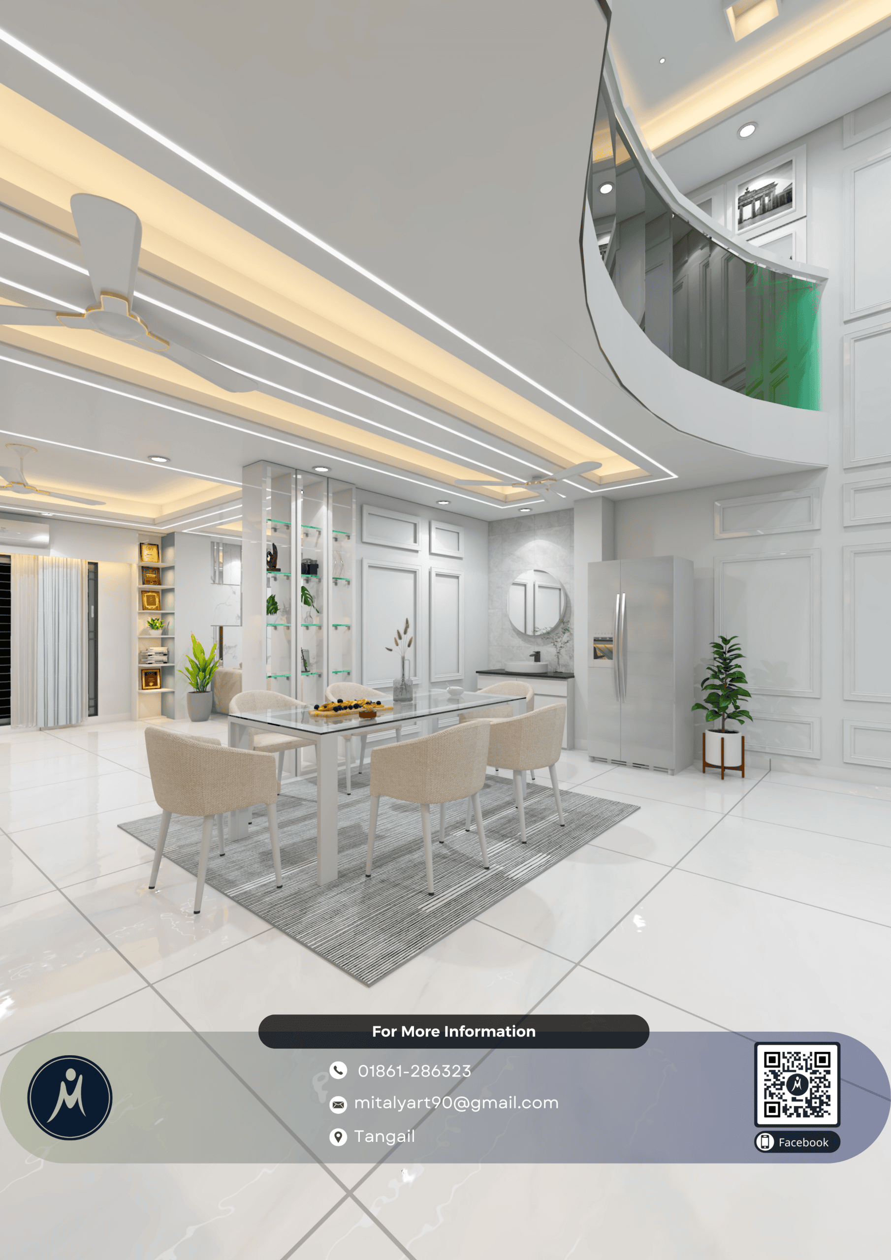 Brown and White Minimalist Interior Design Flyer (71)