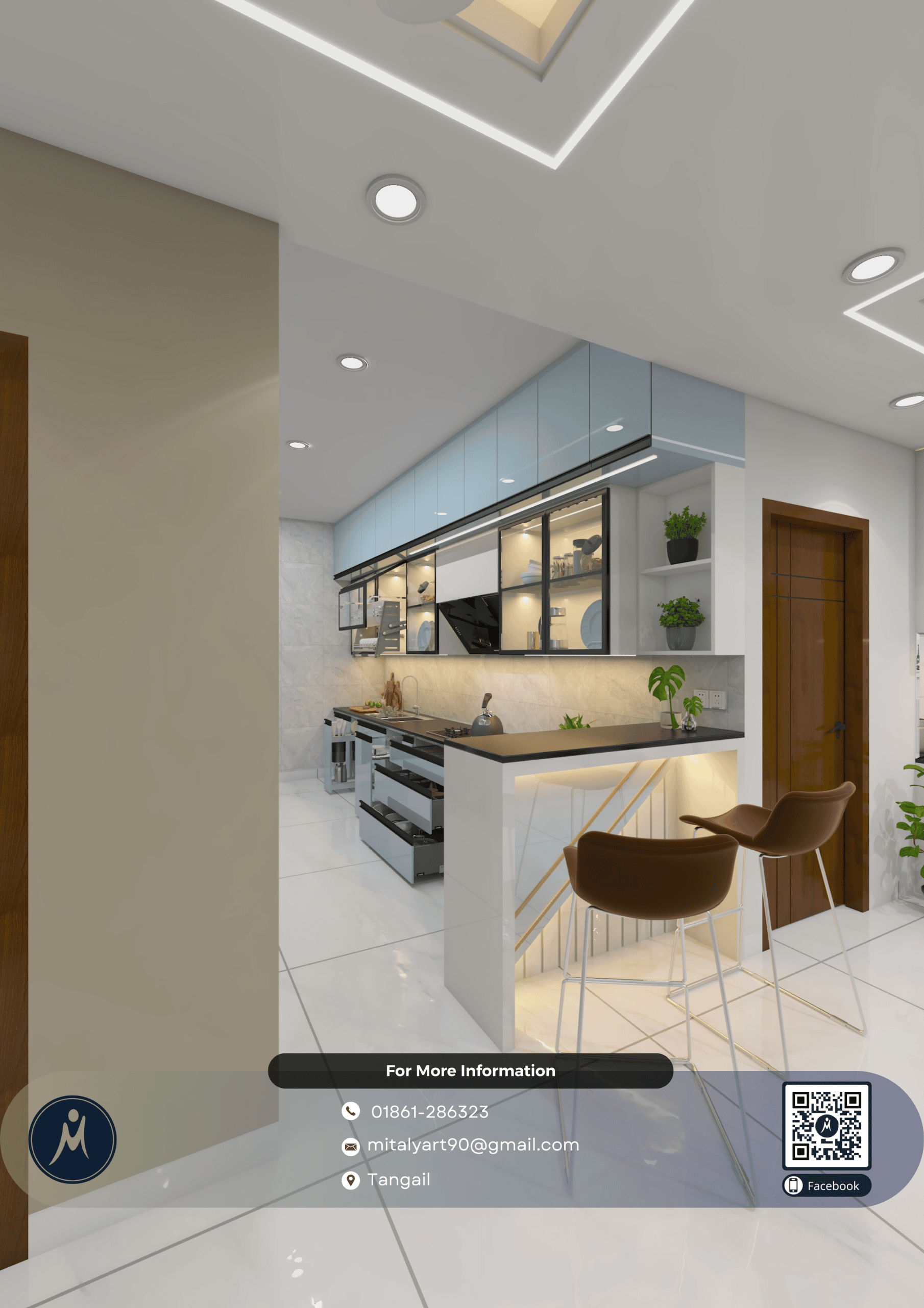 Brown and White Minimalist Interior Design Flyer (72)