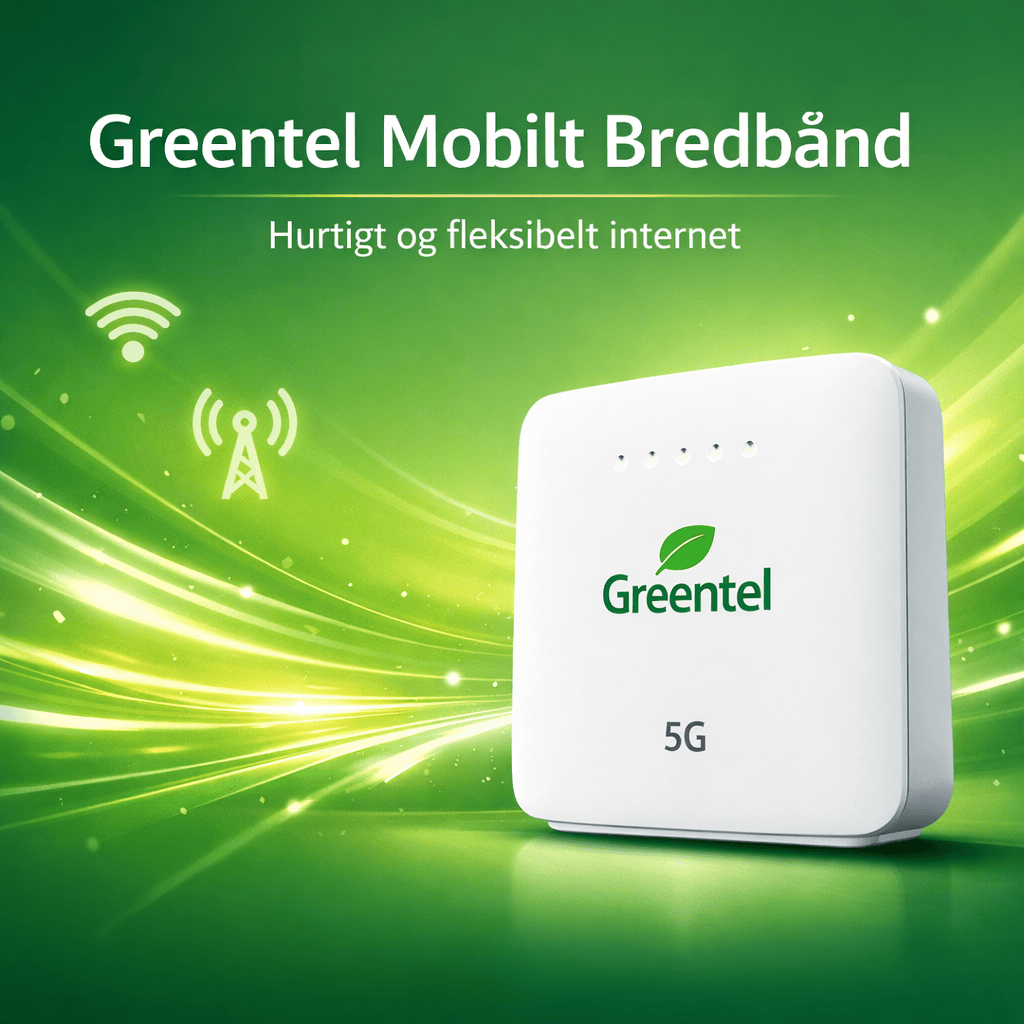 Greentel dækningskort og hastighed