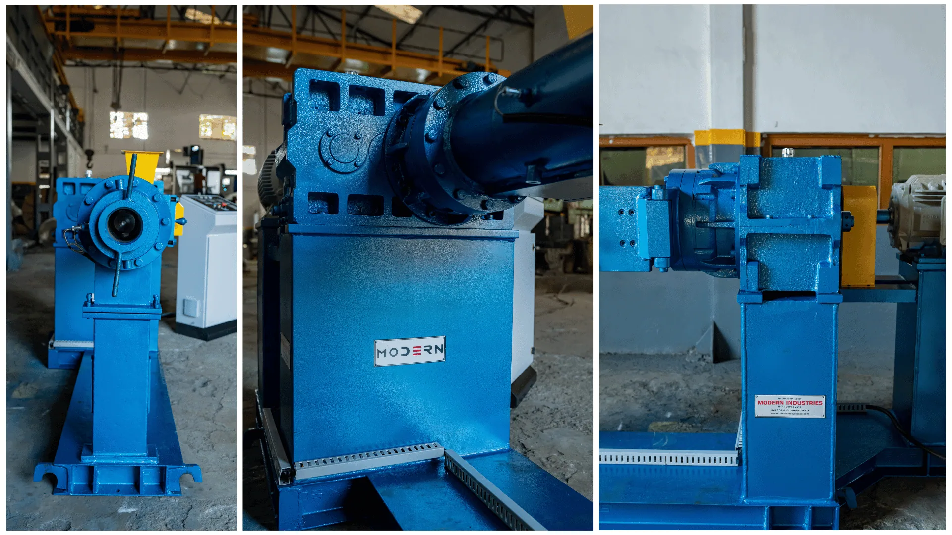 Modern Machine Extruder Screw and Barrel - Precision Machined Components for Uniform Rubber Flow.