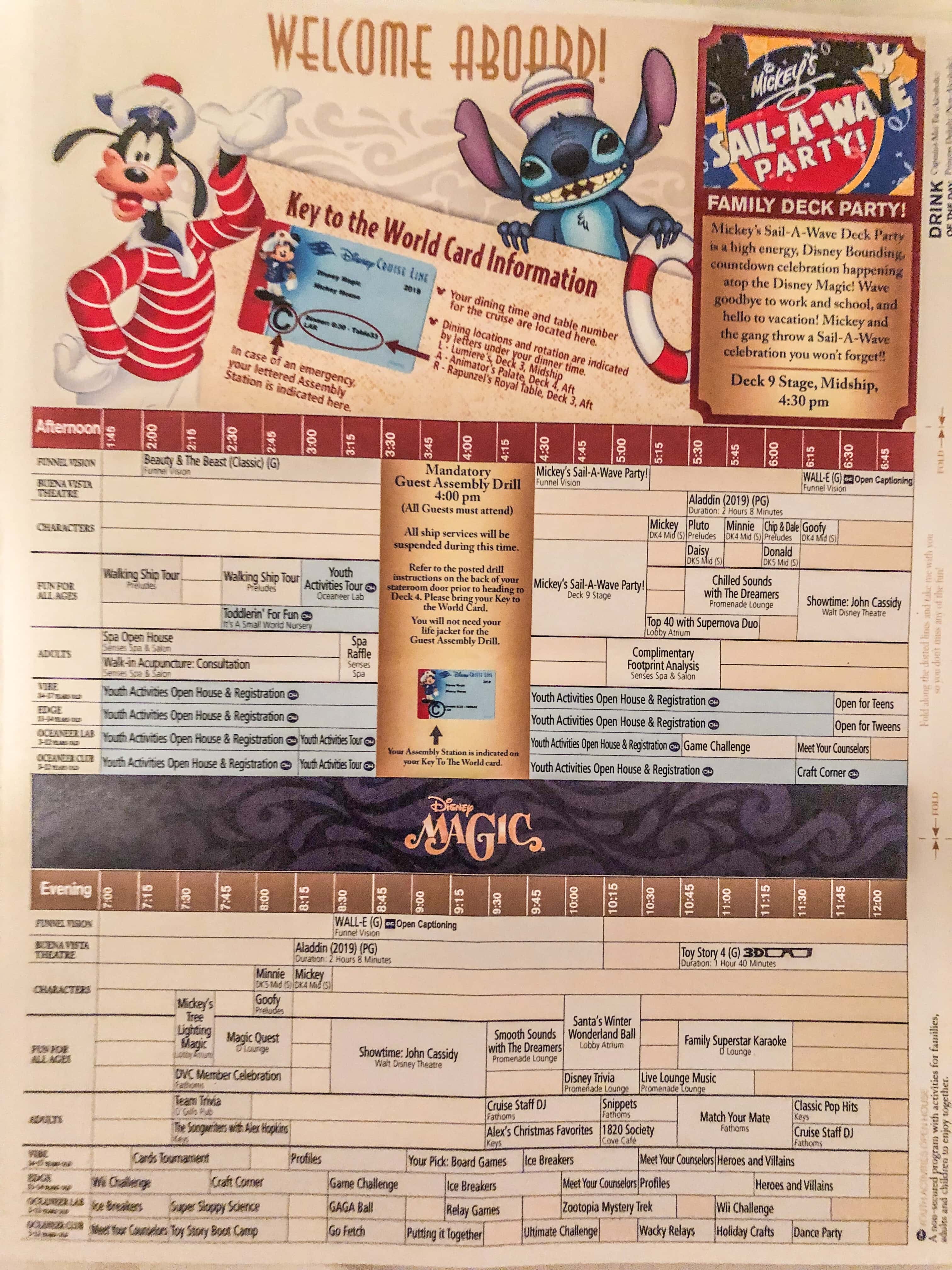 Disney Magic activities