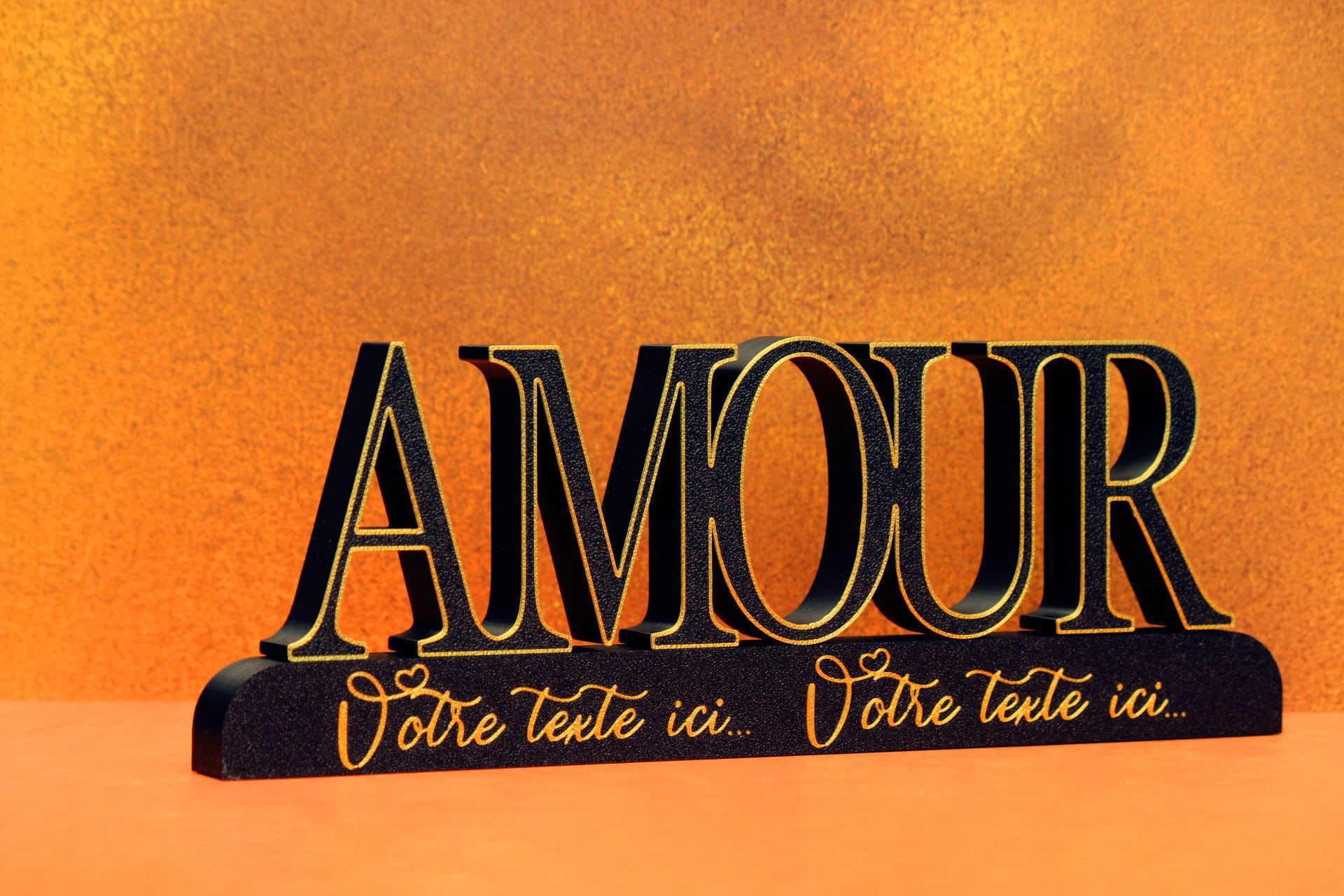 Support AMOUR personnalisé en impression 3D