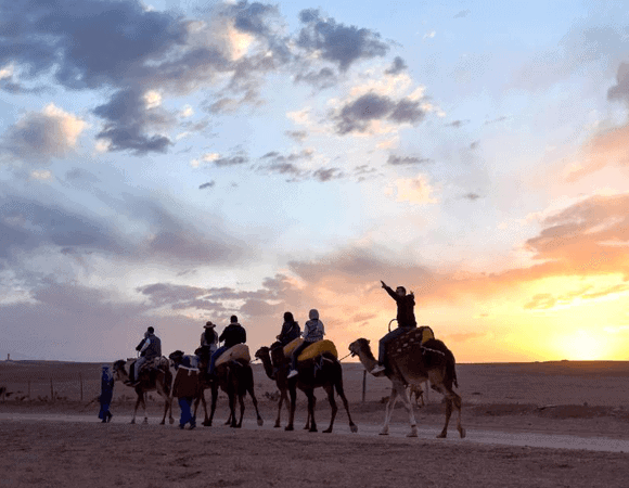 Agafay Sunset Tour: Jeep of Road With Camel Ride and Tea in a Nomad’s Tent