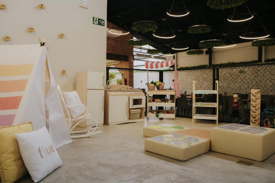 Ambiente interno da Fluê — espaço para eventos em BH
