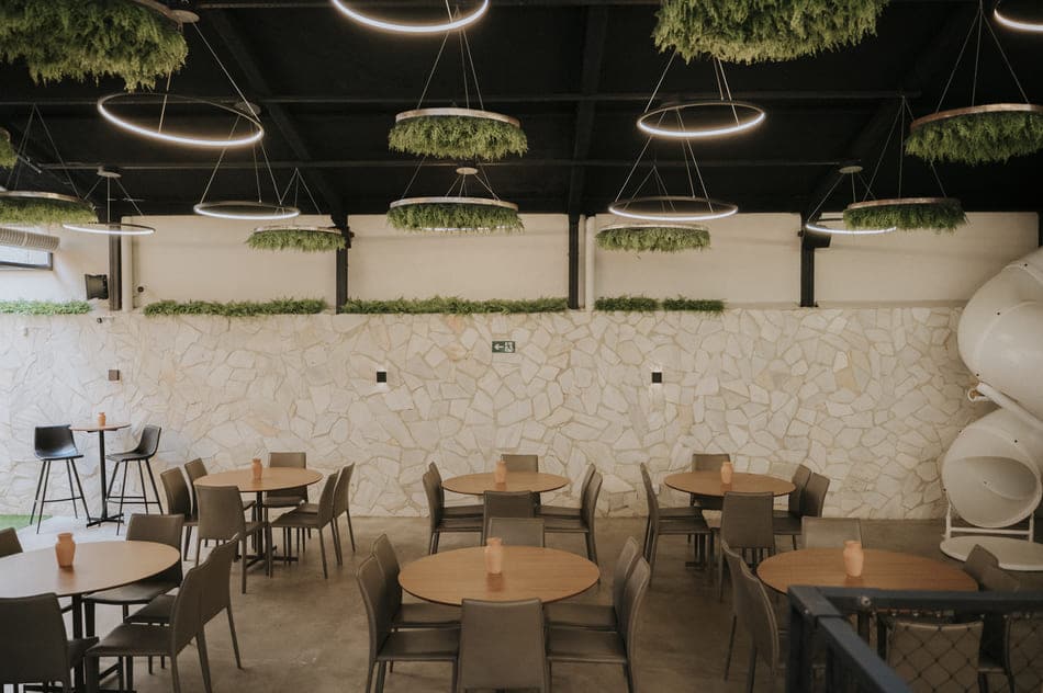 Ambiente interno da Fluê — espaço para eventos em BH