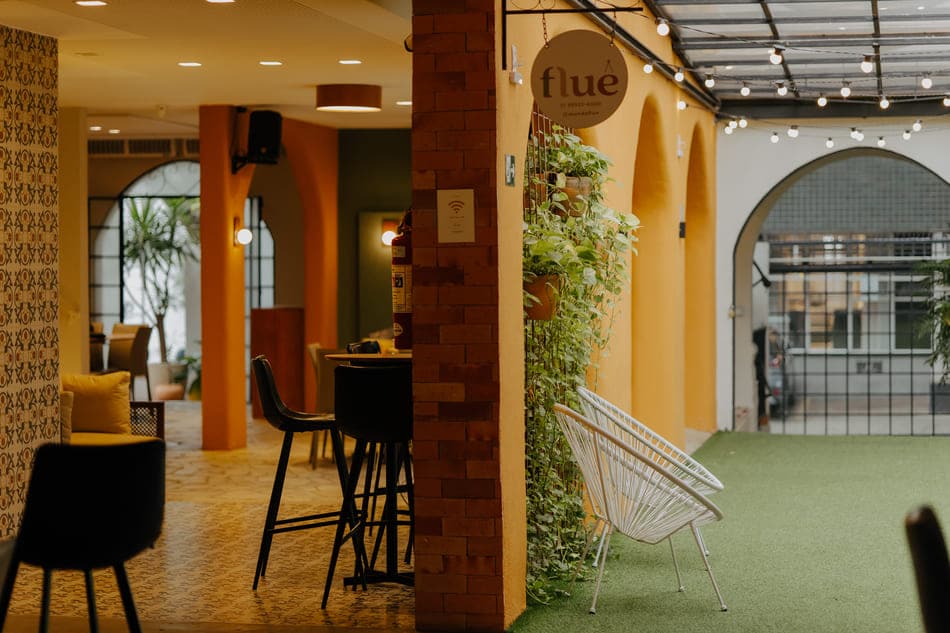 Ambiente interno da Fluê — espaço para eventos em BH