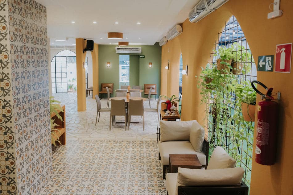 Ambiente interno da Fluê — espaço para eventos em BH
