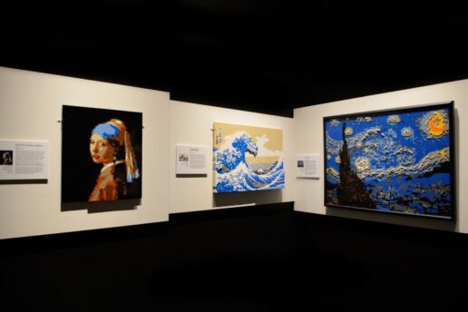 Exposição reproduz obras de arte com mais de um milhão de peças de LEGO