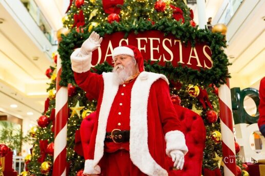 Papai Noel chega ao Shopping Curitiba no sábado