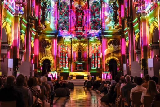 Paróquia Imaculado Coração de Maria recebe “Genesis”, espetáculo imersivo de luzes