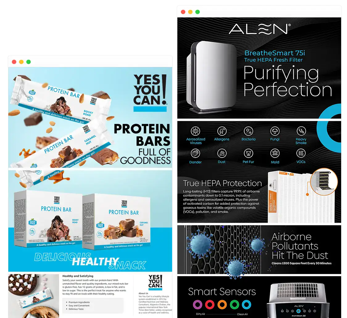 Enhanced Brand Content A+ 2 A content examples 2