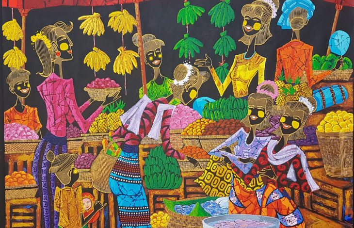 Aung-Min-Min-Fruits-Shop-2017-60x60-Acrylic