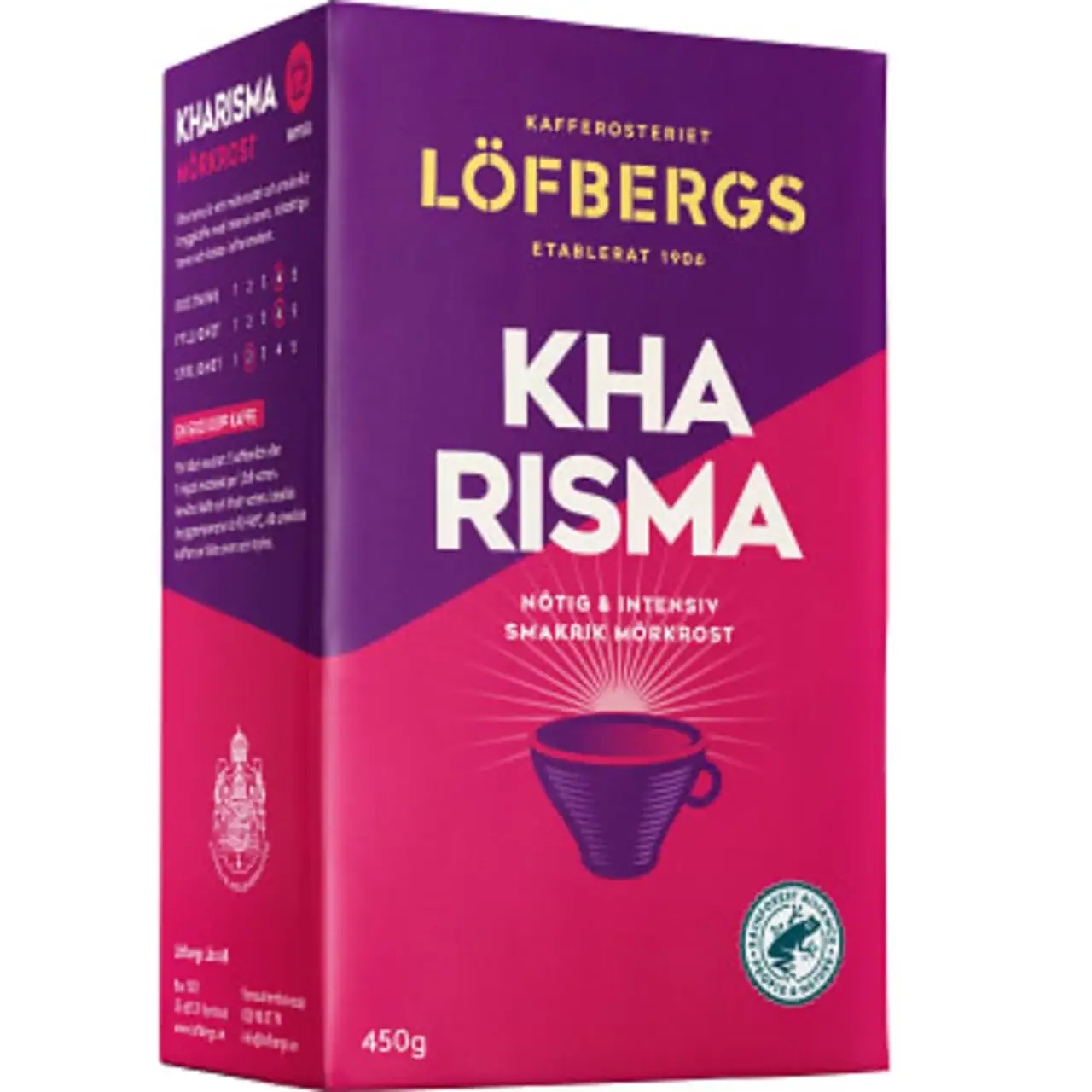 Löfbergs Kharisma Kaffee Filterkaffee 450g 3 schwedische Lebensmittel schwedischer Kaffee Kharisma Filterkaffee