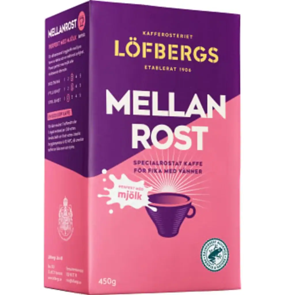 schwedische lebensmittel schwedischer Kaffee perfekt med mjölk perfekt mit Milch Filterkaffee