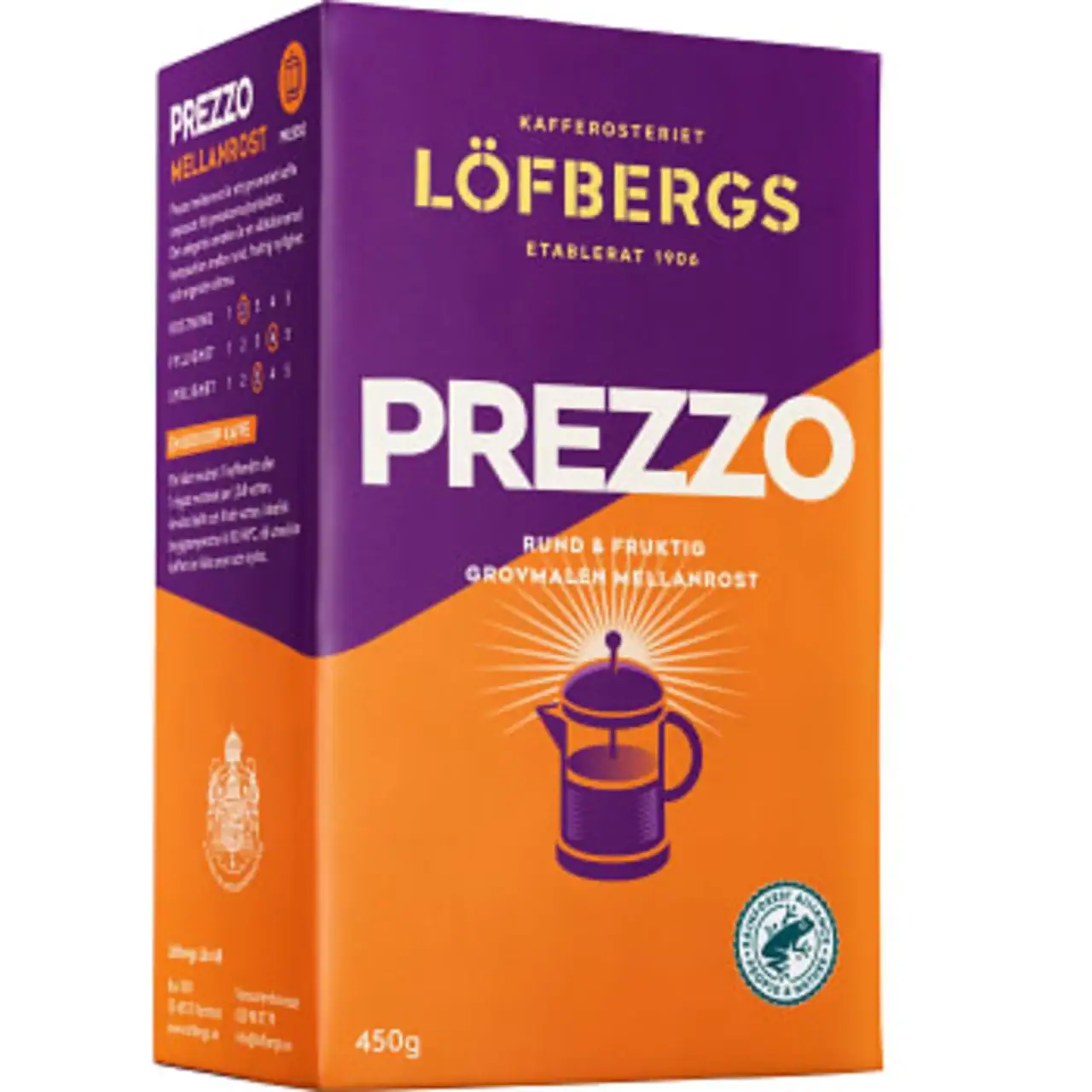 Löfbergs Prezzo Kaffee für die Presskanne 450g 3 schwedische lebensmittel schwedischer Kaffee Prezzo Stempelkanne Stempelkaffee