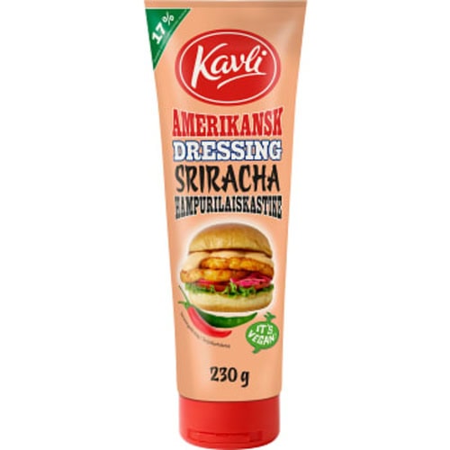 Kavli Amerikansk dressing Sriracha schwedische Lebensmittel scharf