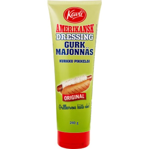 schwedische Lebensmittel Kavli gurken Mayonnaise Gurkenmayonnaise