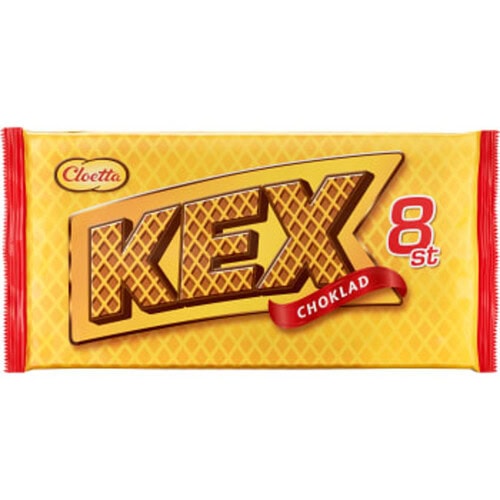 Kex / Kexchoklad Tafel 8 x 60g 3 schwedische Lebensmittel Kex Kexchoklad Waffeln Milchschokolade Cloetta