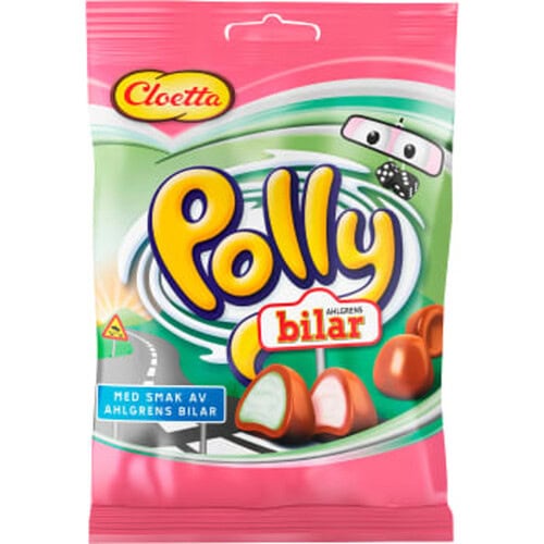 schwedische Lebensmittel Polly Cloetta Schaumgummi Schokolade Ahlgrens Bilar