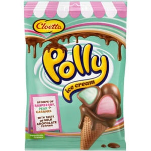 schwedische Lebensmittel Polly Cloetta Schaumgummi Schokolade