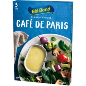 schwedische Lebensmittel blå band soße sås Sauce cafe de paris