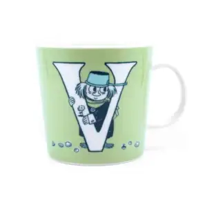 Mumin Tasse Muddlwe Mymble Moomintroll grün ABC