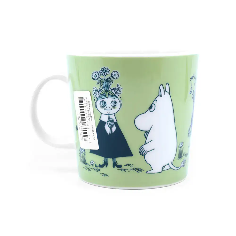 Mumin Tasse Muddlwe Mymble Moomintroll grün ABC