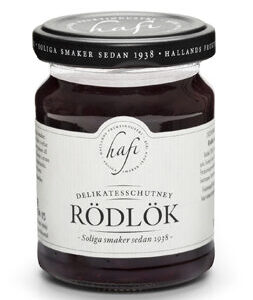 schwedische lebensmittel online kaufen bestellen schwedische Spezialitäten Hafi Chutney Rödlök rote Zwiebeln