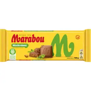 schwedische Lebensmittel online kaufen Marabou Schokolade choklad Vollmilchschokolade mintkrokant mint krokant minze minzkrokant