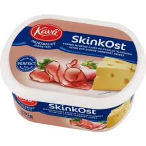 schwedische lebensmittel Kavli Streichkäse Skinkost Schinken Käse