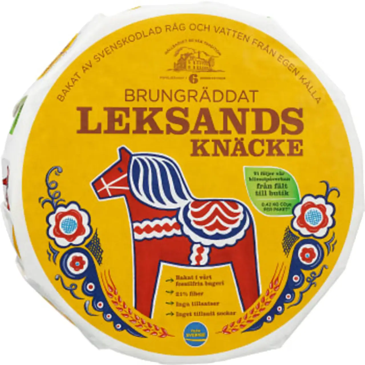 schwedische Lebensmittel online kaufen Leksands Knäcke Knäckebrot Knäckebröd brungräddat runt rund