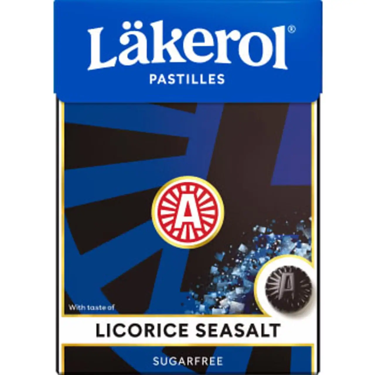 Läkerol Licorice Sea Salt zuckerfrei 75g 2 schwedische Lebensmittel Läkerol Seasalt Licorice Lakritz Meersalz online kaufen Onlineshop