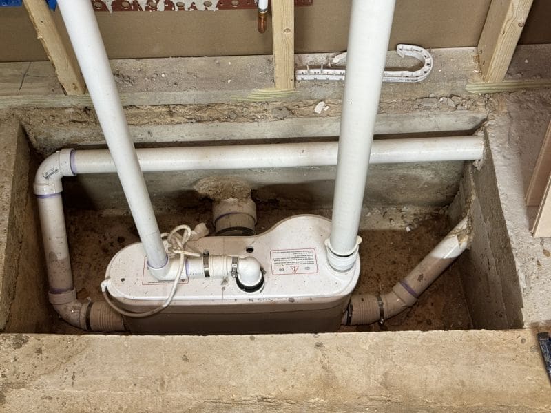 Basement bathroom plumbing pump Saniflo myfixituplife How to Install an Ejector Pump for Basement Bathroom MyFixitUpLife Basement bathroom plumbing pump Saniflo myfixituplife MyFixitUpLife