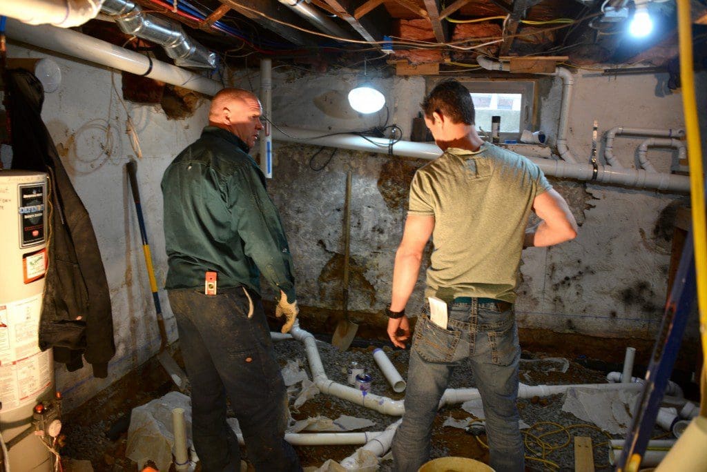 2015 MyFixitUpLife Man Cave basement break up floor 1382 Why hiring local professional tradespeople are a smart idea MyFixitUpLife MyFixitUpLife Basement