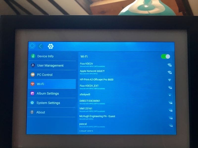 Dragon Touch MyFixitUpLife digital photo frame menu setup How to use a digital photo frame to help Alzheimers disease MyFixitUpLife MyFixitUpLife digital photo frame set up dragon touch myfixituplife