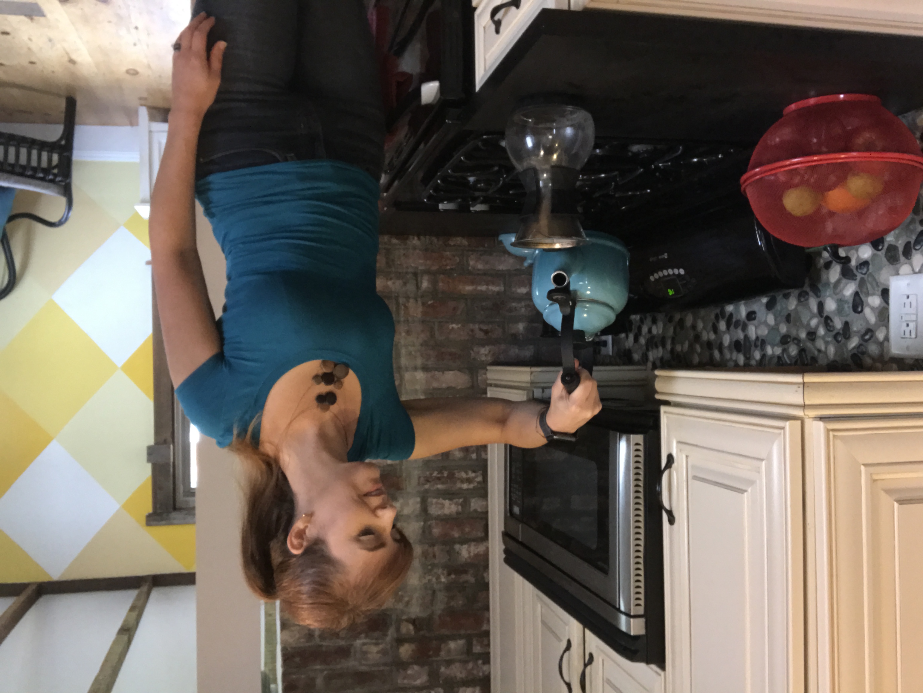 Theresa Pour Over Coffee Water MyFixitUpLife How to Create a Family Kitchen For All to Enjoy MyFixitUpLife MyFixitUpLife Theresa Family Kitchen MyFixitUpLife
