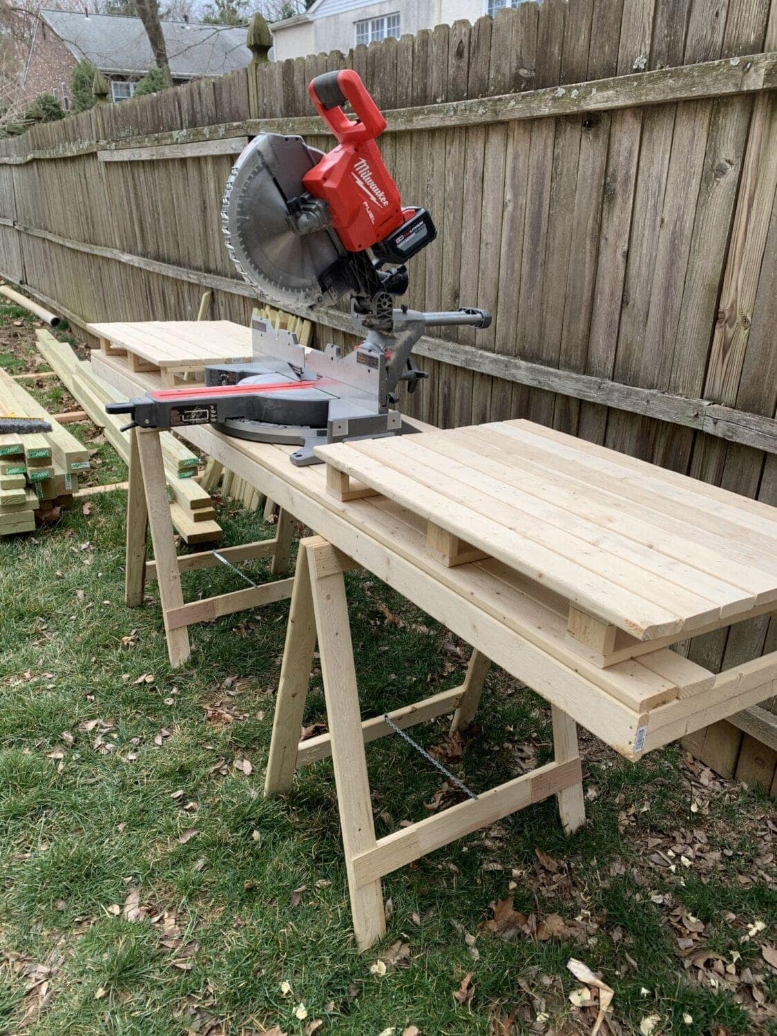 Mark Miter Saw Work Station Milwaukee MyFIxitUpLife A Reliable Sliding Miter Saw Delivers Quality Craftsmanship MyFixitUpLife Miter Saw Milwaukee MyFIxitUpLife