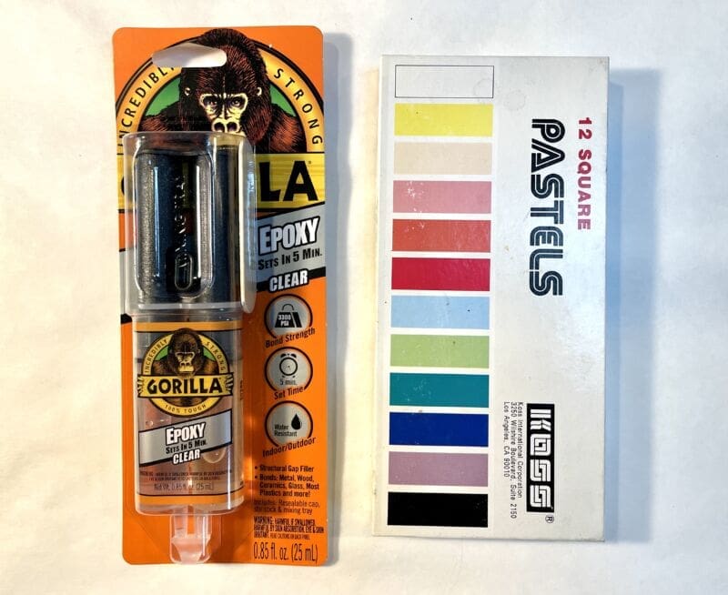 fix ceramic epoxy pastels myfixituplife How to fix a chipped mug with epoxy MyFixitUpLife Fixing ceramic supplies myfixituplife