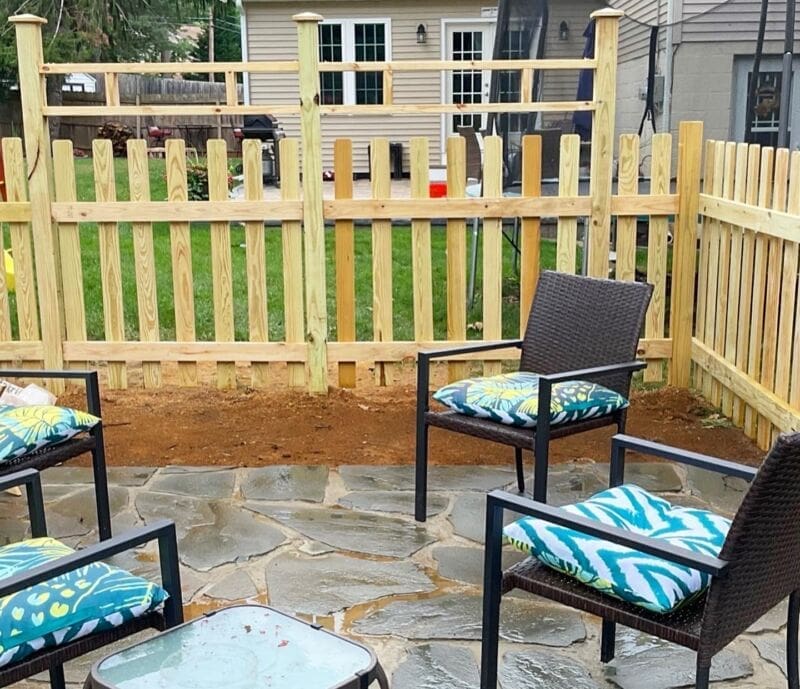 Privacy fence MyFixitUpLife Mark Pine A Custom Shed is Better with Window Flower Boxes MyFixitUpLife MyFixitUpLife