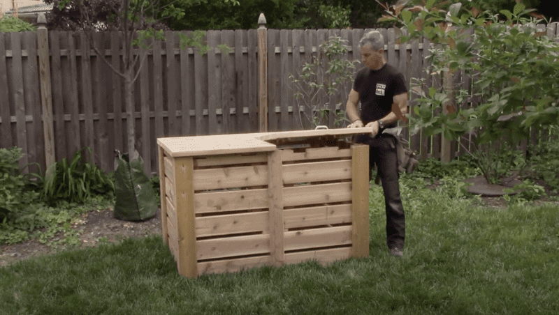 Compost Bin MyFixitUpLife How to Build a Cedar Compost Bin MyFixitUpLife MyFixitUpLife cedar Compost Bin MyFixitUpLife