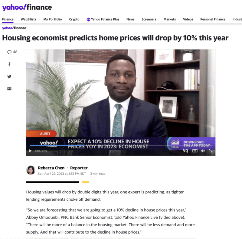 PNC Bank Housing price decline 2023 Yahoo News News Fix House prices decline best city for naked gardening MyFixitUpLife MyFixitUpLife MyFixitUpLife