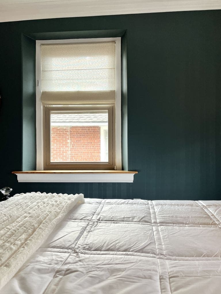 MyFixitUpLife AFTER detail This Weighted Comforter Delivers a Better Nights Rest MyFixitUpLife Eli and Elm weighted comforter MyFixitUpLife