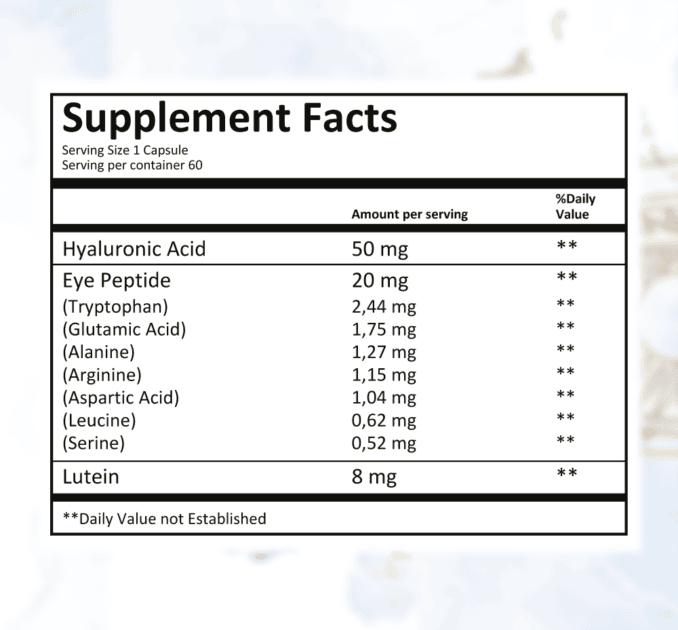 NATURA SANAT Vision Health Formula supplement